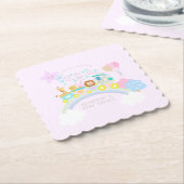 Tragetiere Baby Pastel Pink Untersetzer (angewinkelt)