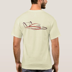 Tragflächenboot 01 Natural Back T-Shirt
