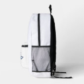 Tragflügelboot 01 Blau Bedruckter Rucksack (Rechts)