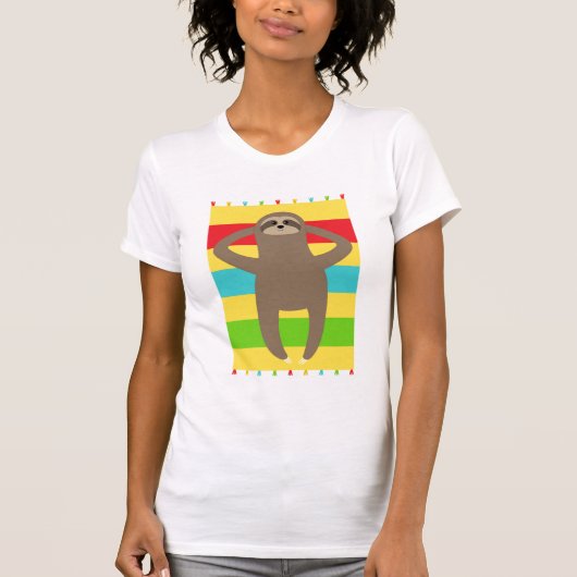 Trägheit auf dem Strand T-Shirt (Vorderseite)