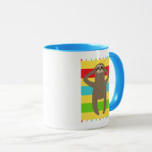 Trägheit auf dem Strand Tasse (VorderseiteRechts)