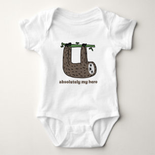 Trägheit der Held Baby Strampler