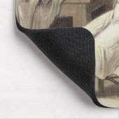 Trägheit in der Küche, von einer Reihe Drucke depi Mousepad (Ecke)