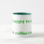 TRÄGHEIT könnte meine Sünde, aber das mein Laster Tasse (Zentrum)