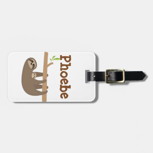 Trägheit Personnalised Gepäckanhänger (Vorderseite horizontal)