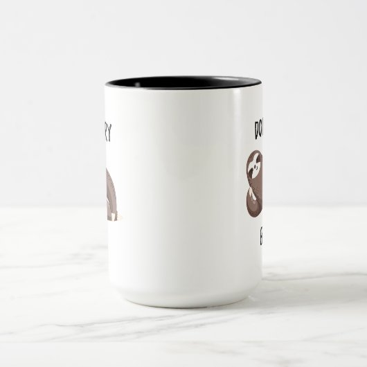 Trägheit sagt, dass | sich nicht sind glücklich tasse (Zentrum)