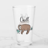 Trägheit sagt Schauer Glas (Vorderseite)