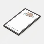 Trägheit sagt sich entspannen post-it klebezettel (angewinkelt)