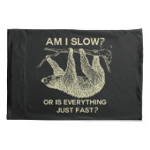 Trägheit sind ich verlangsamen? kissenbezug (Rückseite)