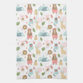 Trägheit u. Freund-Muster Geschirrtuch (Vertikal)