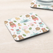 Trägheit u. Freund-Muster Getränkeuntersetzer (Linke Seite)