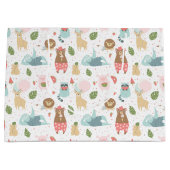 Trägheit u. Freund-Muster Große Geschenktüte (Vorderseite)