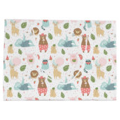 Trägheit u. Freund-Muster Große Geschenktüte (Rückseite)