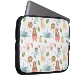 Trägheit u. Freund-Muster Laptopschutzhülle (Vorne Rechts)