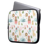 Trägheit u. Freund-Muster Laptopschutzhülle (Vorderseite Links)