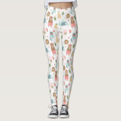 Trägheit u. Freund-Muster Leggings (Vorderseite)
