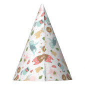 Trägheit u. Freund-Muster Partyhütchen (Rückseite)