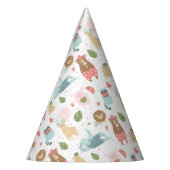 Trägheit u. Freund-Muster Partyhütchen (Links)