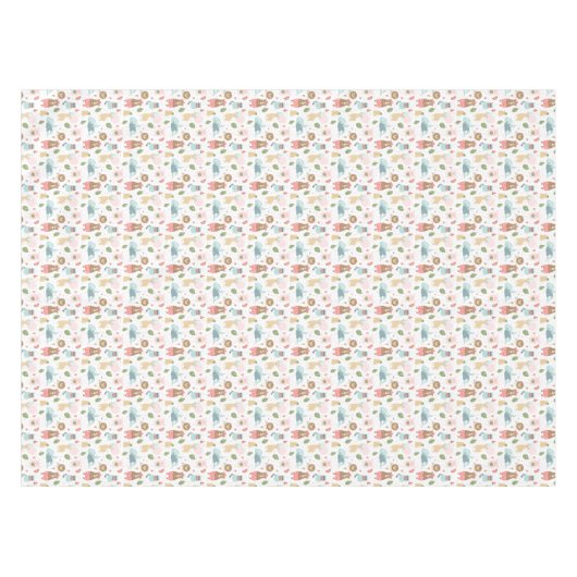 Trägheit u. Freund-Muster Tischdecke (Vorderseite (Horizontal))