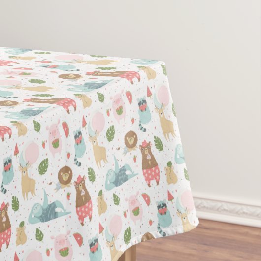 Trägheit u. Freund-Muster Tischdecke (Beispiel)