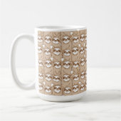 Trägheiten u. Kaffee-Muster Kaffeetasse (Links)