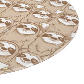 Trägheiten u. Kaffee-Muster Schneidebrett (Ecke)