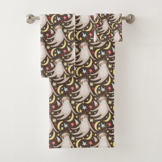 Trägheits-Astronauten-Muster Badhandtuch Set (Insitu)