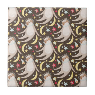 Trägheits-Astronauten-Muster Fliese