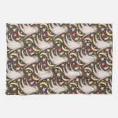 Trägheits-Astronauten-Muster Geschirrtuch (Horizontal)