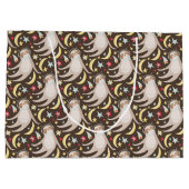 Trägheits-Astronauten-Muster Große Geschenktüte (Rückseite)