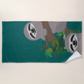 Trägheits-Badetuch Strandtuch (Vorderseite)