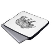 Trägheits-Bär Laptopschutzhülle (Vorne Knopf)