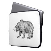 Trägheits-Bär Laptopschutzhülle (Vorderseite Links)