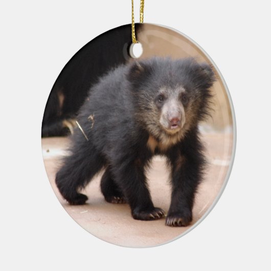 Trägheits-Bärenjungs-Weihnachtsverzierung Keramik Ornament (Links)