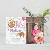 Trägheits-Geburtstag Einladung (Stehend Vorderseite)