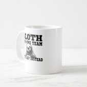 Trägheits-laufendes Team Kaffeetasse (Vorderseite Links)