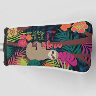 Trägheits-Leben - nehmen Sie es langsam Golf Headcover