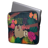 Trägheits-Leben - nehmen Sie es langsam Laptopschutzhülle (Vorderseite Links)