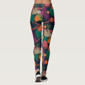 Trägheits-Leben - nehmen Sie ihm langsames Muster Leggings (Rückseite)