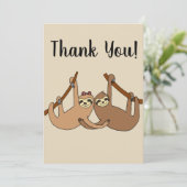 Trägheits-Paare Dankeskarte (Stehend Vorderseite)