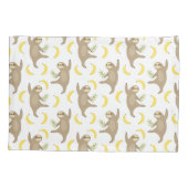 Trägheits-u. Bananen-Muster Kissenbezug (Rückseite-Links)