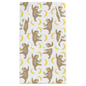 Trägheits-u. Bananen-Muster Kleine Geschenktüte (Rückseite)