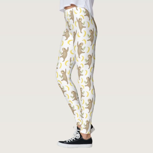 Trägheits-u. Bananen-Muster Leggings (Links)