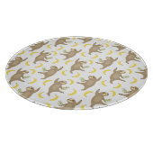 Trägheits-u. Bananen-Muster Schneidebrett (Ecke)