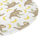 Trägheits-u. Bananen-Muster Schneidebrett (Ecke)