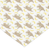 Trägheits-u. Bananen-Muster Tischdecke (Schrägansicht)