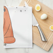 Trägheits-Yoga-lustiger Trägheits-Liebhaber Geschirrtuch (Viertel Falte)