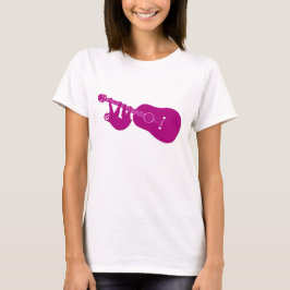 Trägheitsgitarrent-stück (Rosa) T-Shirt