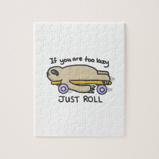 TrägheitSkateboarding Puzzle (Vertikal)