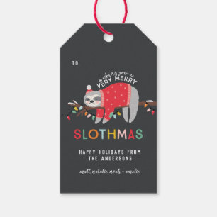 Trägheitsweihnachten Geschenkanhänger